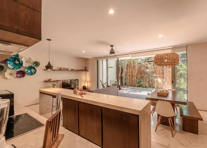 Appartement Monet - Free Bikes & Pass & Private Pool Tulum