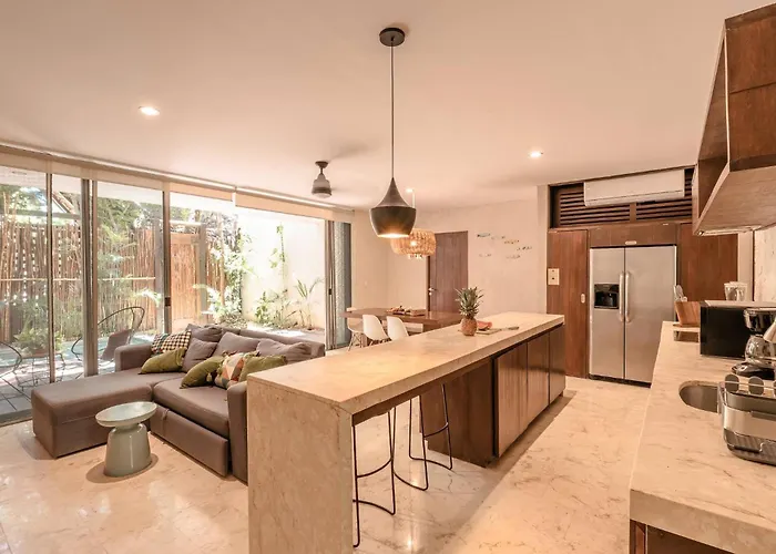 Monet - Free Bikes & Pass & Private Pool Appartement Tulum