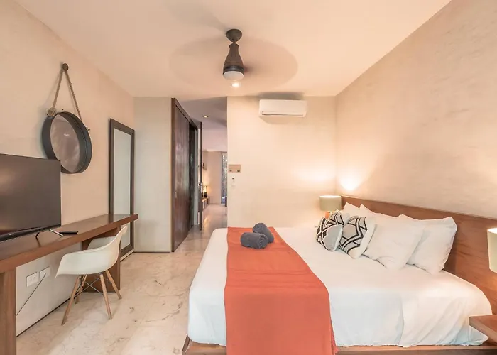Monet - Free Bikes & Pass & Private Pool Appartement Tulum