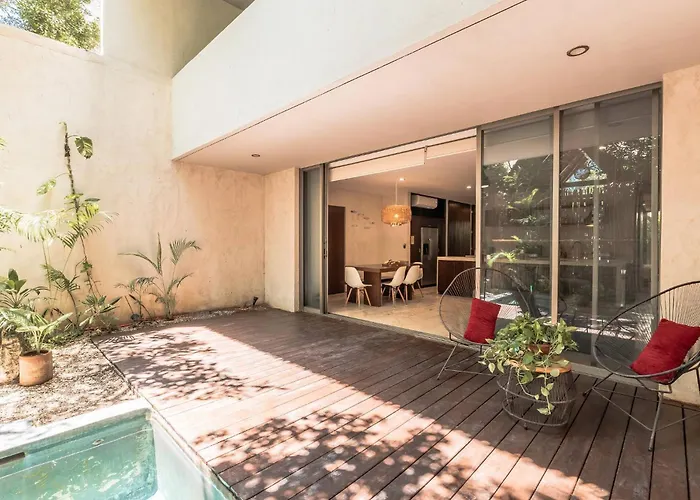 Appartement Monet - Free Bikes & Pass & Private Pool Tulum